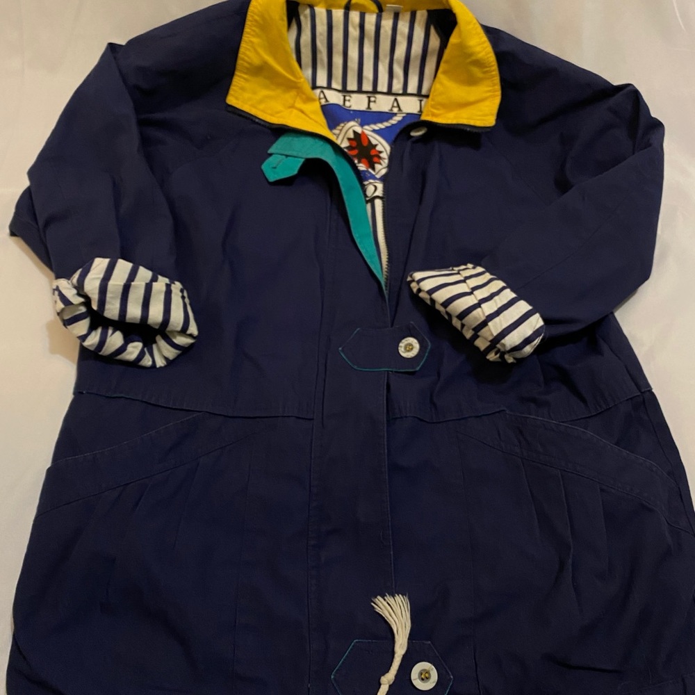 Vintage Braefair Nautical Jacket with Pockets